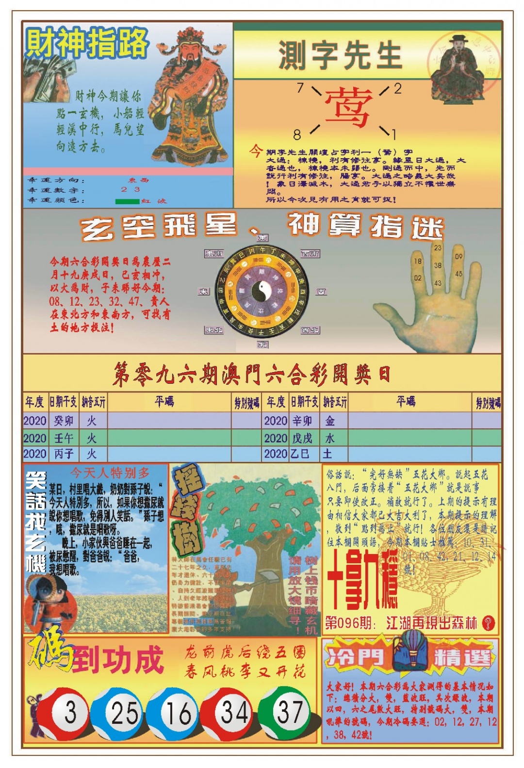 096期(新版)四柱预测B[图]